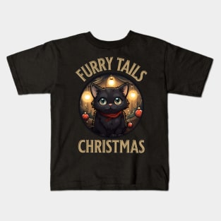 furry tails of christmas Kids T-Shirt